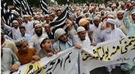 ການແຫ່ຂະບວນຄັດຄ້ານຮູບເງົາແຕະຕ້ອງເຖິງສາສະໜາອິດສະລາມຢູ່ປາກິສະຖານ